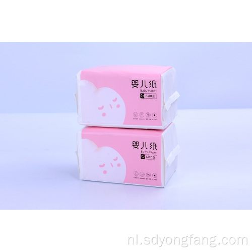 Baby Tissue Gezichtssanitair Papier met Roze Pakket